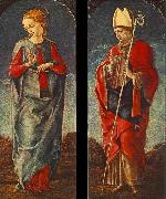 Cosimo Tura Virgin Announced and St Maurelio
